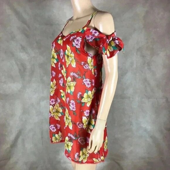 MIKEN SWIM Red Beach Cover-Up NWT Size Small - Picture 7 of 10